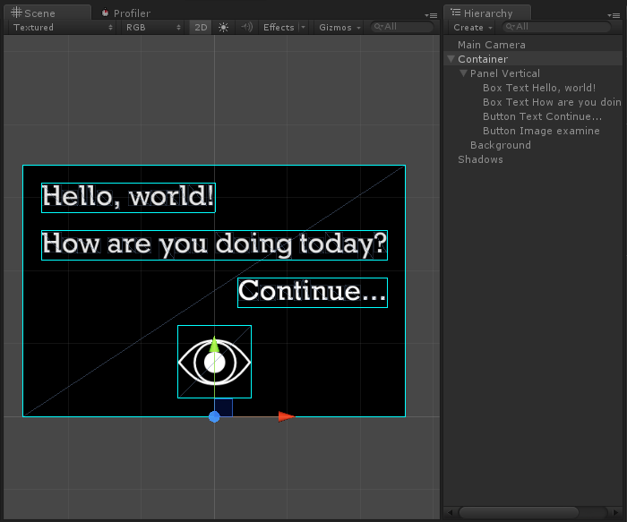 A UI test